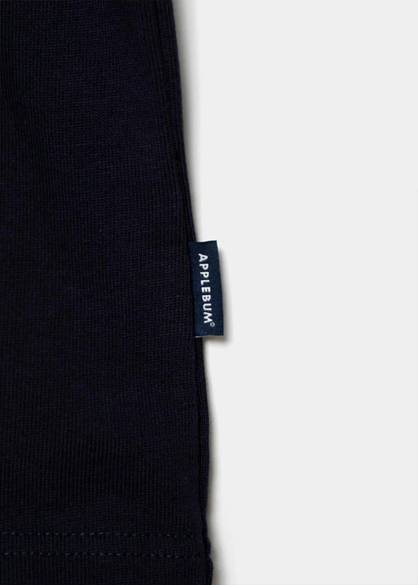 APPLEBUM アップルバム “APPLEBUM” T-shirt 12oz -NAVY- メンズ Tシャツ 半袖 ヘビーオンス 送料無料 ストリート atftps