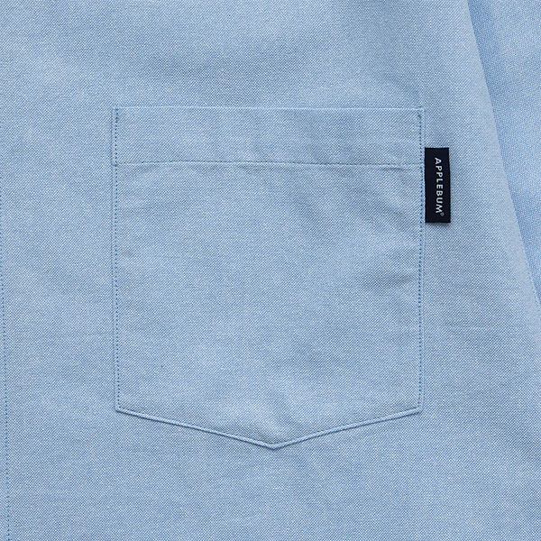 30％OFF SALE セール APPLEBUM アップルバム Oxford Oversize Shirt -L.BLUE- シャツ 長袖シャツ オックスフォードシャツ atftps