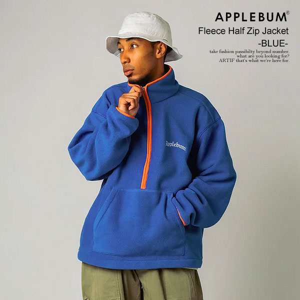 APPLEBUM アップルバム Fleece Half Zip Jacket -BLUE- メンズ ジャケット フリースジャケット ハーフジップ atfjkt