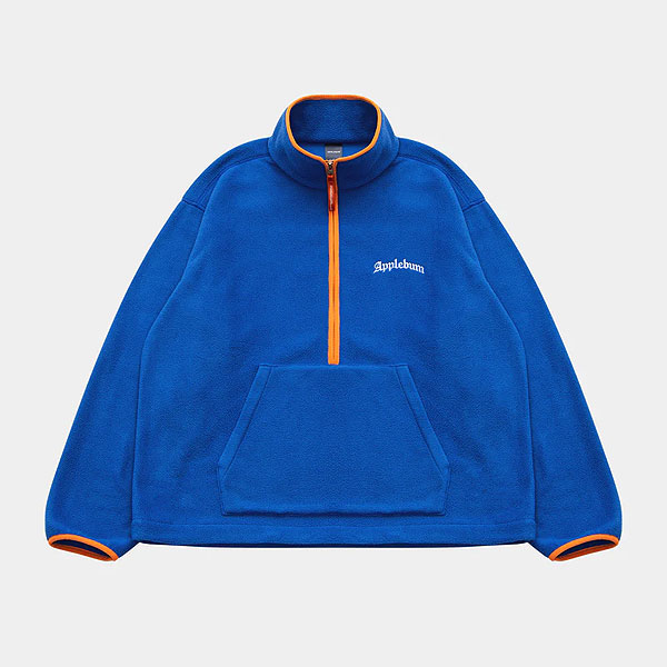 30％OFF SALE セール APPLEBUM アップルバム Fleece Half Zip Jacket -BLUE- ジャケット フリースジャケット ハーフジップ atfjkt