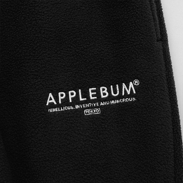 30％OFF SALE セール APPLEBUM アップルバム Phisical Training Fleece Pants -BLACK- メンズ パンツ フリースパンツ atfpts