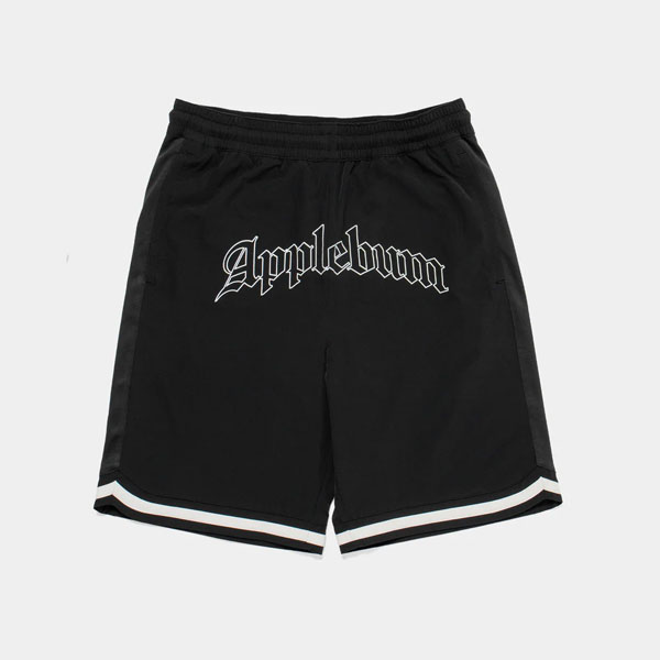 APPLEBUM アップルバム Arch Logo Basketball Shorts -BLACK- メンズ パンツ ショートパンツ ショーツ バスパン 送料無料 atfpts