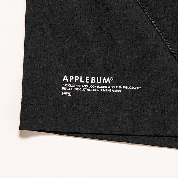 APPLEBUM アップルバム Phisical Training Short Pants -BLACK- メンズ パンツ ショートパンツ ショーツ ナイロンショーツ atfpts
