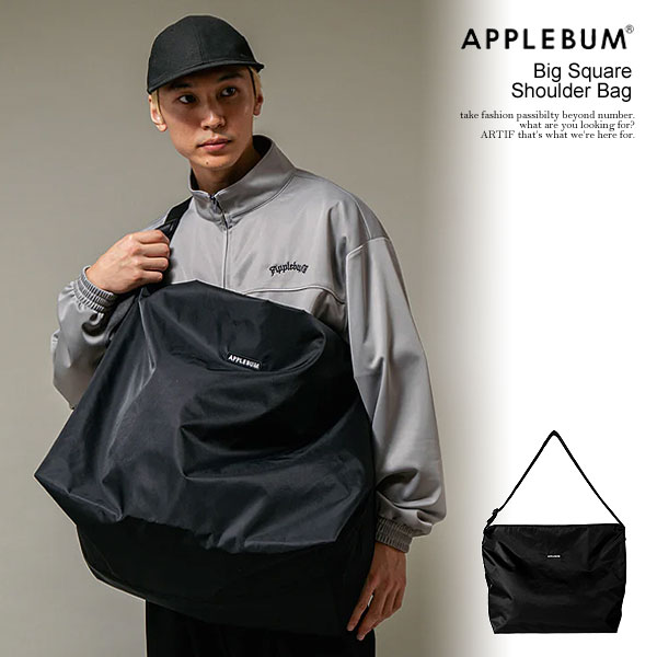 APPLEBUM アップルバム BIG SQUARE SHOULDER BAG メンズ ショルダーバッグ ビッグサイズ 鞄 カバン 送料無料 atfacc