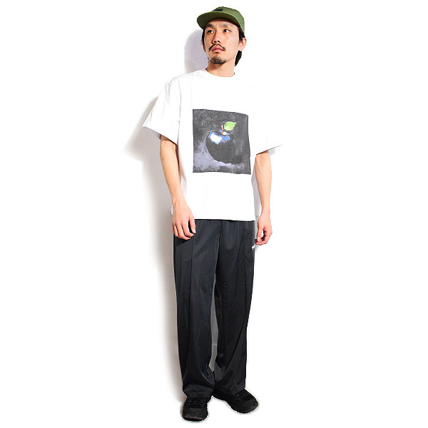 APPLEBUM アップルバム "BLACK APPLE" T-SHIRT 12oz -WHITE- メンズ Tシャツ 半袖 ヘビーオンス 送料無料 ストリート atftps