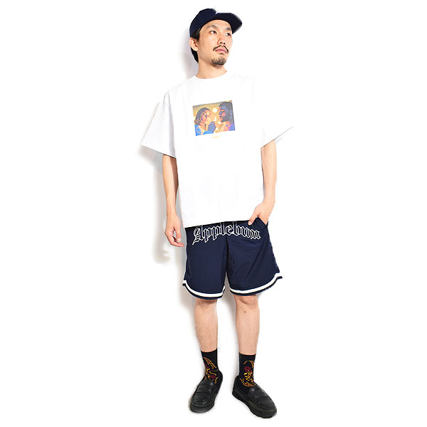 APPLEBUM アップルバム “Light It Up” T-shirt 12oz -WHITE- メンズ Tシャツ 半袖 ヘビーオンス 送料無料 ストリート atftps