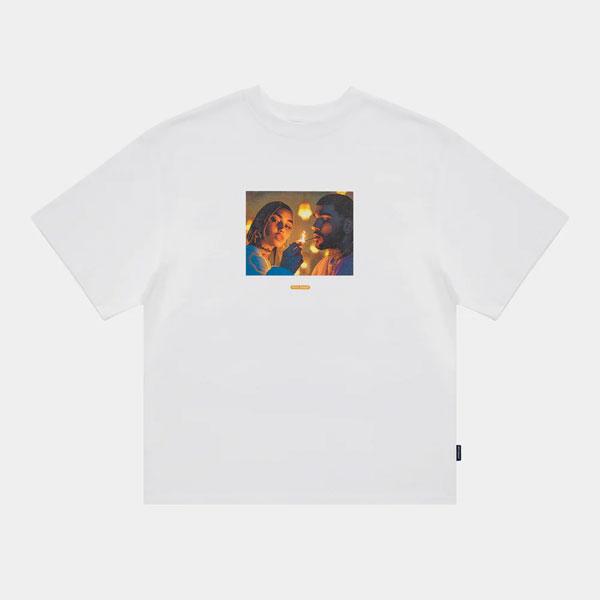 APPLEBUM アップルバム “Light It Up” T-shirt 12oz -WHITE- メンズ Tシャツ 半袖 ヘビーオンス 送料無料 ストリート atftps
