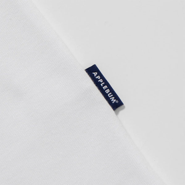 APPLEBUM アップルバム "Bassline Cruisers" T-SHIRT 12oz -WHITE- メンズ Tシャツ 半袖 ヘビーオンス 送料無料 atftps