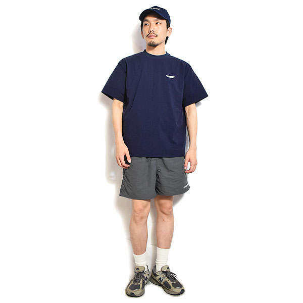 APPLEBUM アップルバム Phisical Training T-shirt -NAVY- メンズ Tシャツ 半袖 ナイロンTシャツ 送料無料 ストリート atftps