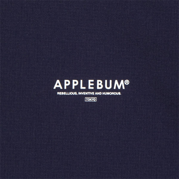 APPLEBUM アップルバム Phisical Training T-shirt -NAVY- メンズ Tシャツ 半袖 ナイロンTシャツ 送料無料 ストリート atftps