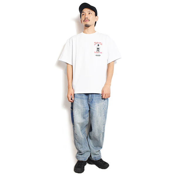 APPLEBUM アップルバム “DEATH ROW RECORDS” T-shirt 12oz -WHITE- Tシャツ 半袖 ヘビーオンス Death Row Records atftps