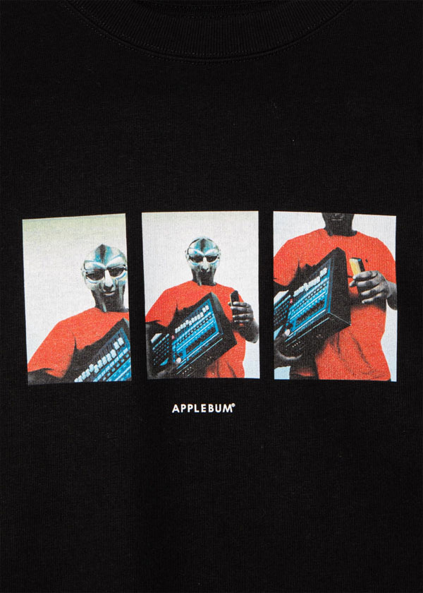 APPLEBUM アップルバム “ERIC COLEMAN” L/S T SHIRT-MV2 12oz -BLACK- メンズ Tシャツ 長袖 ロンT ヘビーオンス atftps