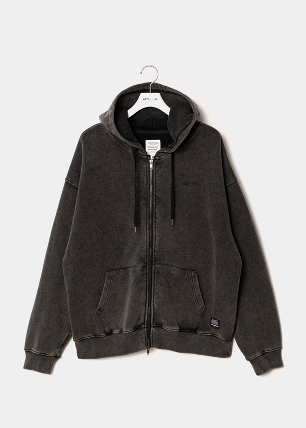 APPLEBUM アップルバム Vintage Z/U Sweat Parka メンズ パーカー ジップアップパーカー スウェット ピグメント加工 atftps_10