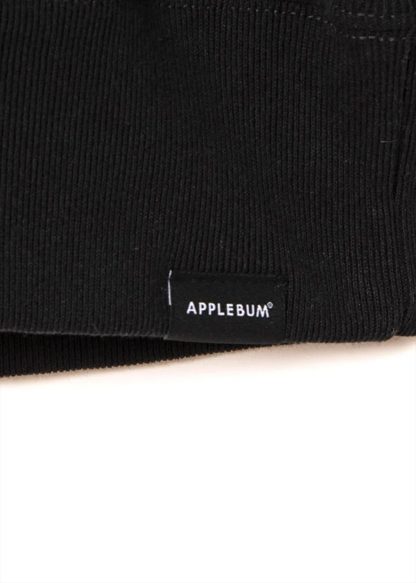 APPLEBUM アップルバム “Vinyl Box Logo” Sweat Parka -BLACK- メンズ パーカー プルオーバー スウェット ヘビーウェイト atftps