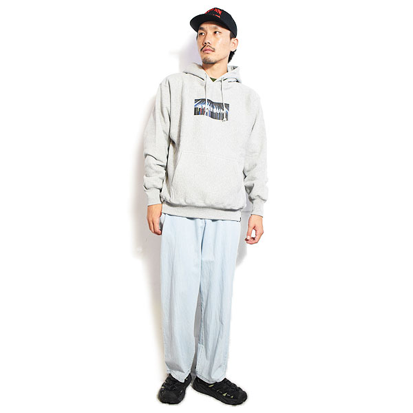 APPLEBUM アップルバム “Vinyl Box Logo” Sweat Parka -H.GRAY- メンズ パーカー プルオーバー スウェット ヘビーウェイト atftps