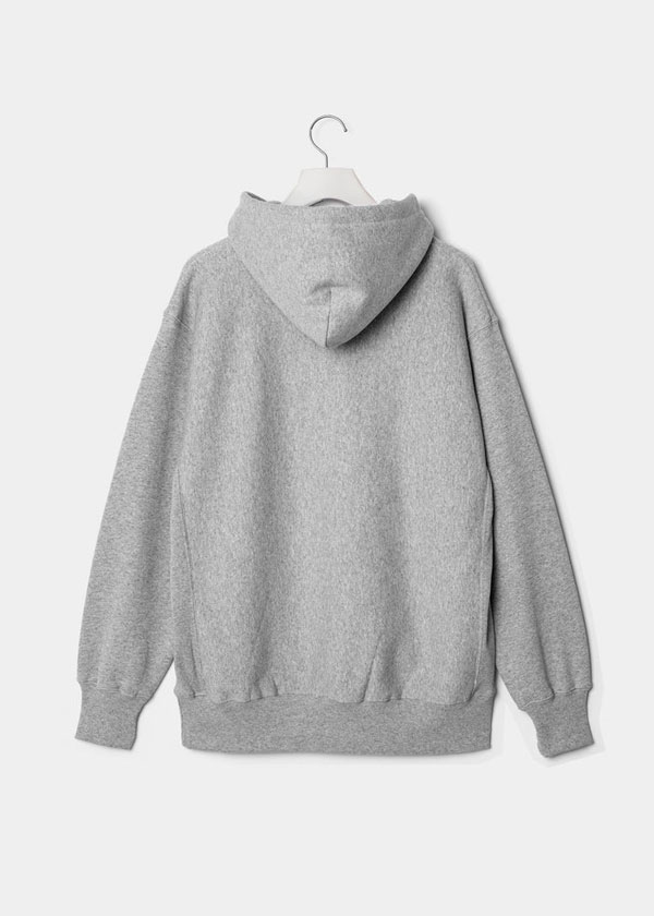 APPLEBUM アップルバム “Vinyl Box Logo” Sweat Parka -H.GRAY- メンズ パーカー プルオーバー スウェット ヘビーウェイト atftps