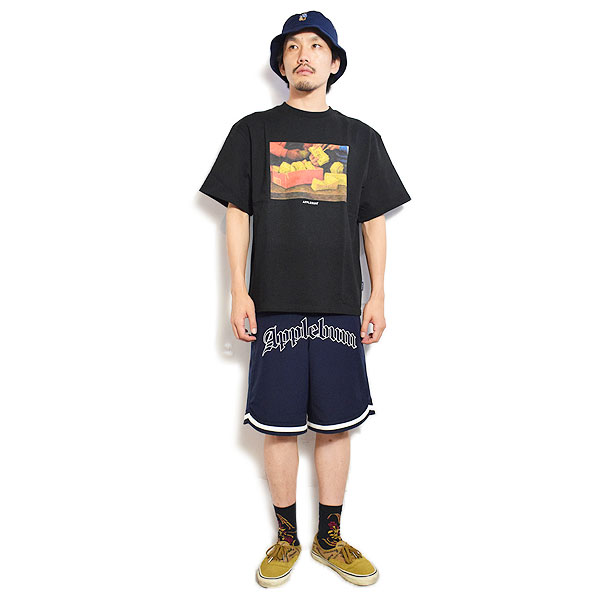 APPLEBUM アップルバム “N.S.B.” T-shirt 12oz -BLACK- メンズ Tシャツ 半袖 ヘビーオンス 送料無料 ストリート atftps