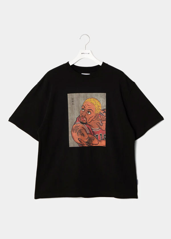 APPLEBUM アップルバム “WORM” 浮世絵 T-shirt 12oz -BLACK- メンズ Tシャツ 半袖 ヘビーオンス 送料無料 ストリート atftps