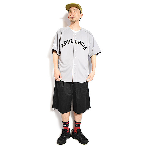 APPLEBUM アップルバム Baseball Shirt メンズ シャツ 半袖 ベースボールシャツ ジャージー素材 送料無料 ストリート atftps_1