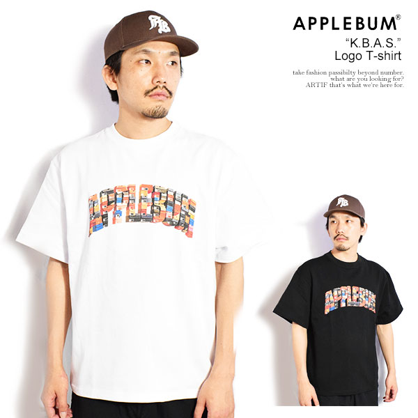 APPLEBUM アップルバム “K.B.A.S.” Logo T-shirt 12oz メンズ Tシャツ 半袖 ヘビーオンス 送料無料 ストリート atftps