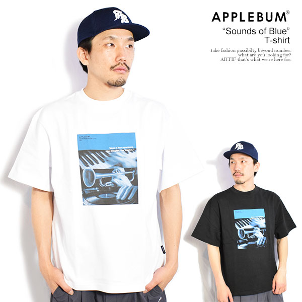 APPLEBUM アップルバム “Sounds of Blue” T-shirt 12oz メンズ Tシャツ 半袖 ヘビーオンス 送料無料 ストリート atftps
