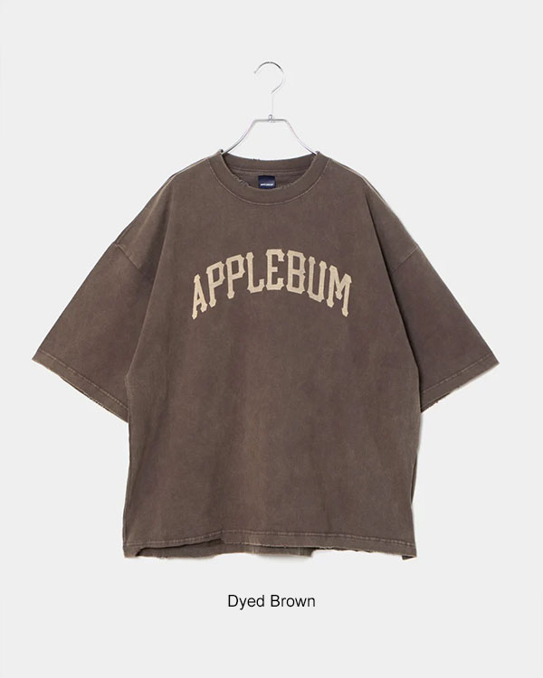 APPLEBUM アップルバム Damaged Short T-shirt メンズ Tシャツ 半袖 ダメージ加工 ショート丈 送料無料 ストリート atftps_11
