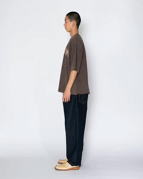 APPLEBUM アップルバム Damaged Short T-shirt メンズ Tシャツ 半袖 ダメージ加工 ショート丈 送料無料 ストリート atftps_6