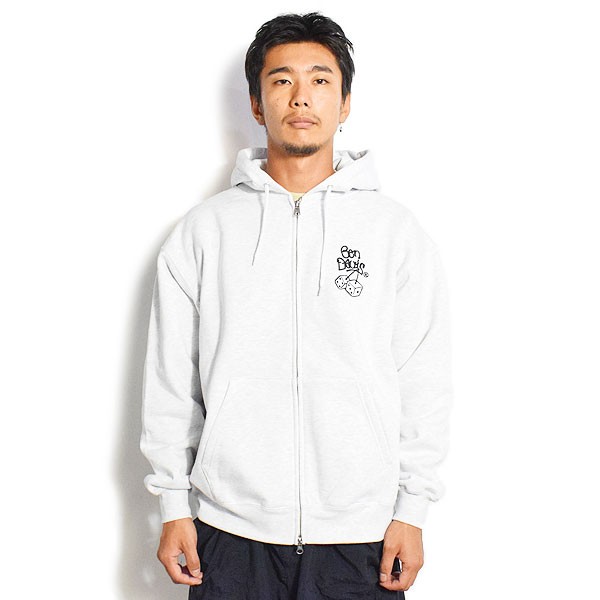 BEN DAVIS ベンデイビス DICE&BALL ZIP HOODIE -OATMEAL- メンズ