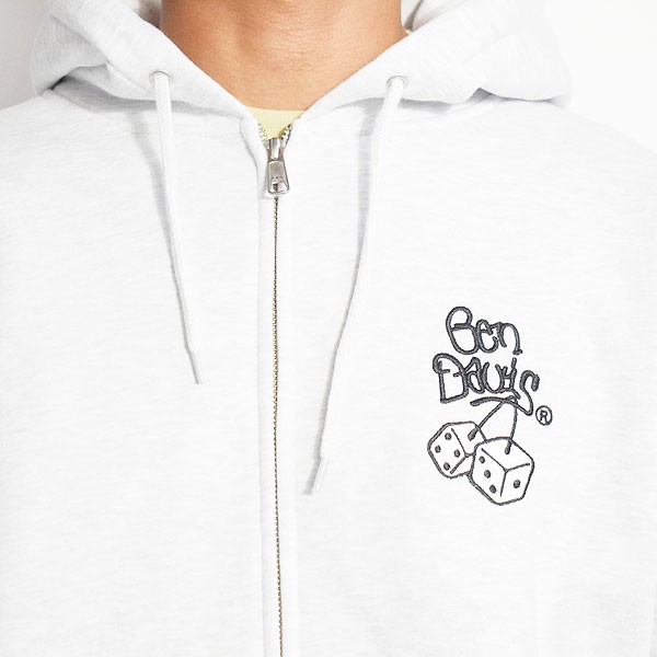 BEN DAVIS ベンデイビス DICE&BALL ZIP HOODIE -OATMEAL- メンズ