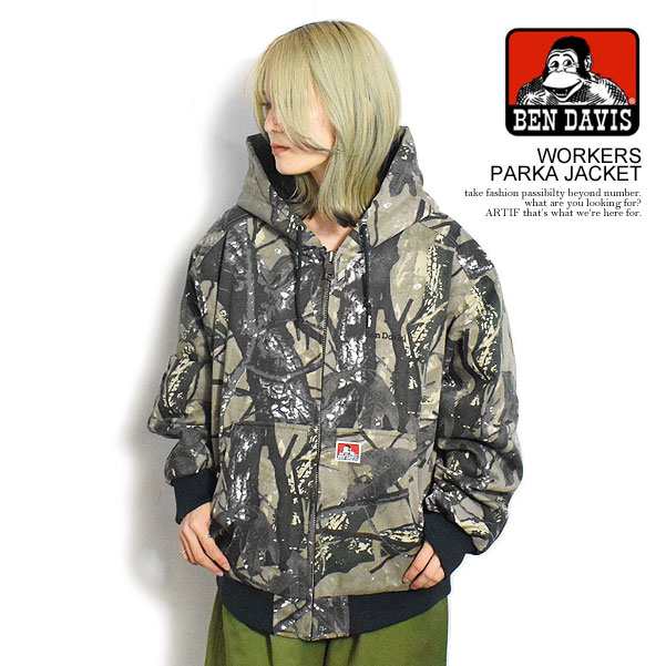 BEN DAVIS ベンデイビス WORKERS PARKA JACKET メンズ ジャケット