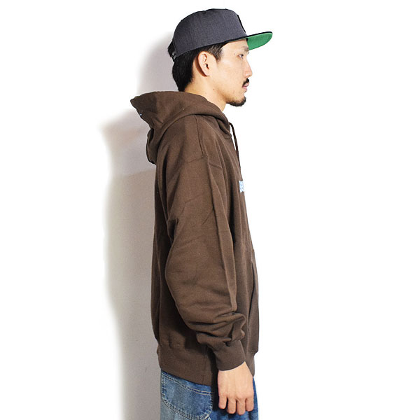 BEN DAVIS ベンデイビス MID WEIGHT SWEAT HOODIE -BROWN- メンズ パーカー プルオーバーパーカー 裏毛 ストリート atftps