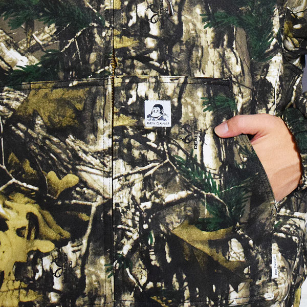 BEN DAVIS ベンデイビス WORKERS PARKA -CAMO- メンズ ジャケット ワークジャケット フードジャケット ジップパーカー atfjkt