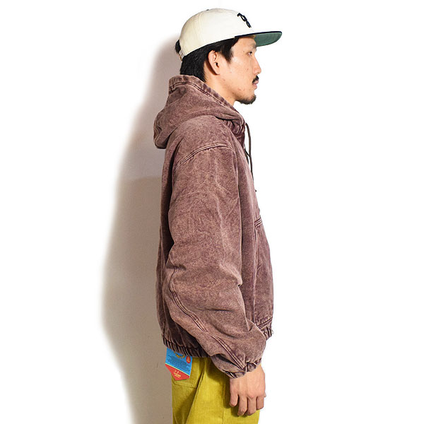 BEN DAVIS ベンデイビス WORKERS PARKA -BROWN- メンズ ジャケット ワークジャケット フードジャケット ジップパーカー atfjkt