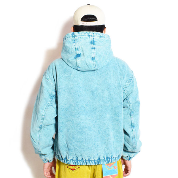 BEN DAVIS ベンデイビス WORKERS PARKA -TURQUOISE- ジャケット ワークジャケット フードジャケット ジップパーカー atfjkt