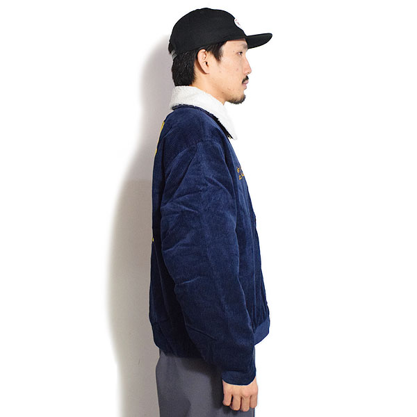 BEN DAVIS ベンデイビス REMOVAL BOA COLLAR CORD JACKET -NAVY- メンズ ジャケット コーデュロイ 襟ボア 送料無料 atfjkt