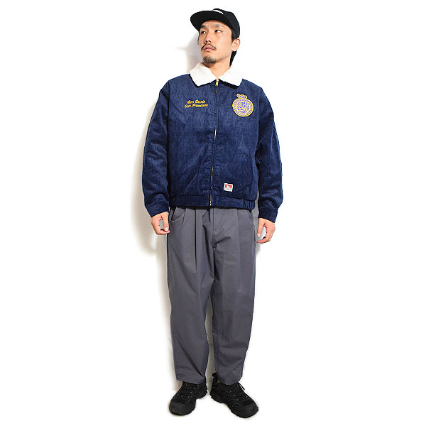 BEN DAVIS ベンデイビス REMOVAL BOA COLLAR CORD JACKET -NAVY- メンズ ジャケット コーデュロイ 襟ボア 送料無料 atfjkt