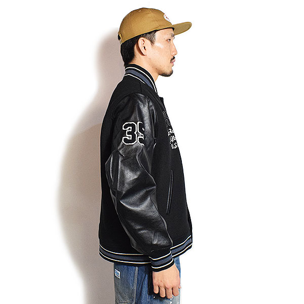 BEN DAVIS ベンデイビス BD STADIUM JACKET -80A- メンズ ジャケット スタジャン アワードジャケット フェイクメルトン atfjkt