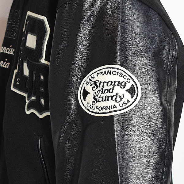 BEN DAVIS ベンデイビス BD STADIUM JACKET -80A- メンズ ジャケット スタジャン アワードジャケット フェイクメルトン atfjkt