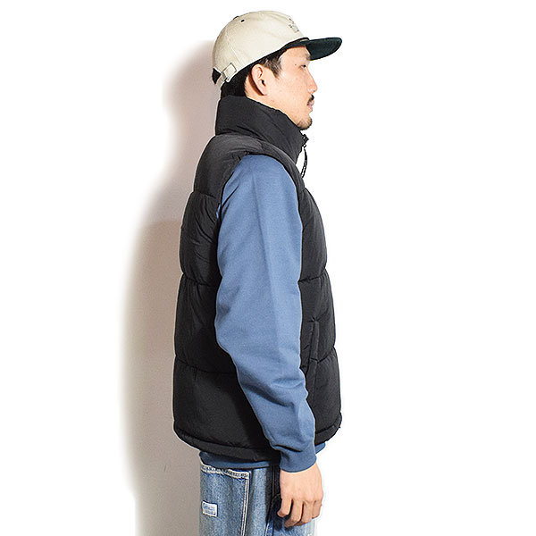 BEN DAVIS ベンデイビス BD PUFFER VEST -BLACK- メンズ ベスト スタンドカラー 中綿ベスト 送料無料 ストリート atfjkt