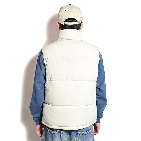 BEN DAVIS ベンデイビス BD PUFFER VEST -IVORY- メンズ ベスト スタンドカラー 中綿ベスト 送料無料 ストリート atfjkt