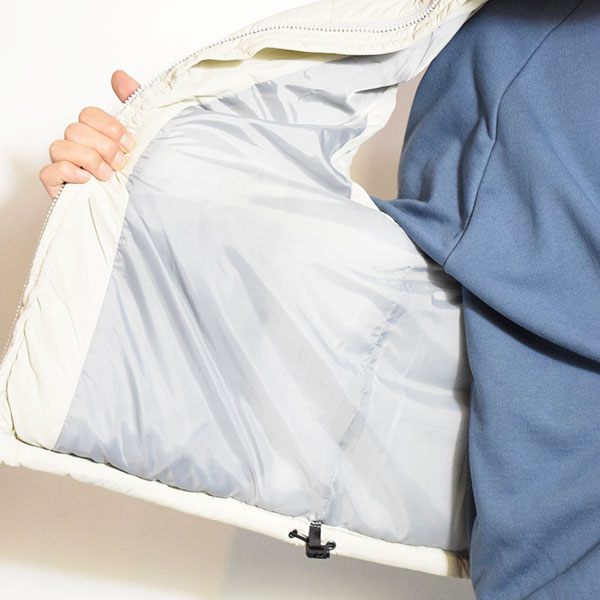 BEN DAVIS ベンデイビス BD PUFFER VEST -IVORY- メンズ ベスト スタンドカラー 中綿ベスト 送料無料 ストリート atfjkt