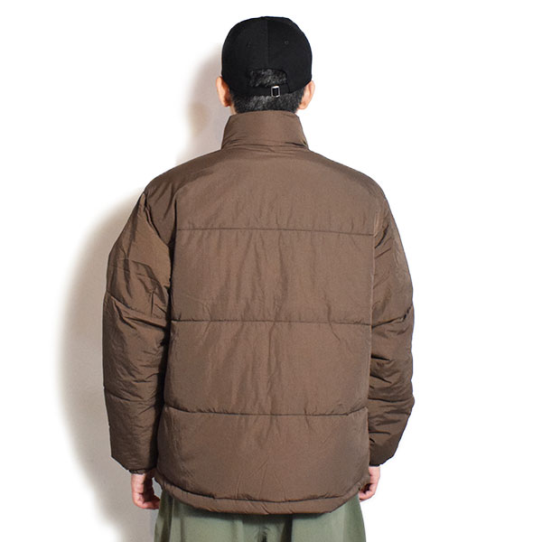 BEN DAVIS ベンデイビス BD PUFFER JACKET -BROWN- メンズ ジャケット スタンドカラー 中綿ジャケット 送料無料 atfjkt