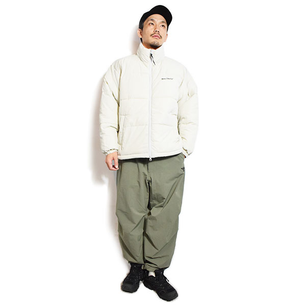 BEN DAVIS ベンデイビス BD PUFFER JACKET -IVORY- メンズ ジャケット スタンドカラー 中綿ジャケット 送料無料 atfjkt