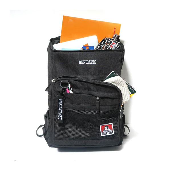 BEN DAVIS ベンデイビス BOX DAYPACK (保冷ポケット付き) 33L バックパック リュックサック デイパック 大容量 通勤 通学 atfacc_12