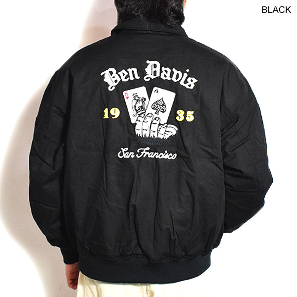 30％OFF SALE セール BEN DAVIS ベンデイビス CARDS EMBRO MECHANIC'S JACKET メンズ ジャケット ワークジャケット atfjkt_9