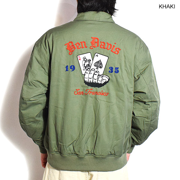 30％OFF SALE セール BEN DAVIS ベンデイビス CARDS EMBRO MECHANIC'S JACKET メンズ ジャケット ワークジャケット atfjkt_10