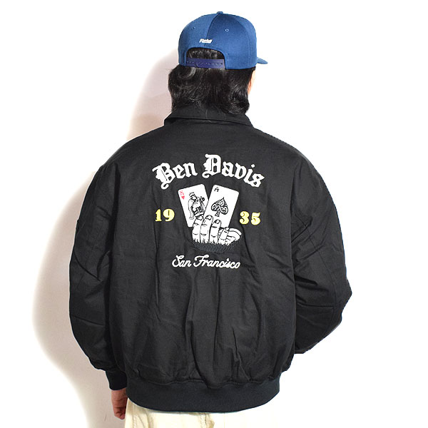 30％OFF SALE セール BEN DAVIS ベンデイビス CARDS EMBRO MECHANIC'S JACKET メンズ ジャケット ワークジャケット atfjkt_3
