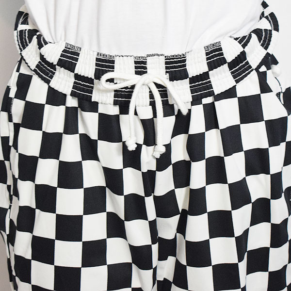 COOKMAN クックマン Chef Pants Semiwide FATBURGER Checker Black -BLACK- メンズ パンツ シェフパンツ セミワイド atfpts