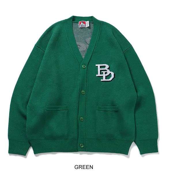 30％OFF SALE セール BEN DAVIS ベンデイビス BD LOGO KNIT CARDIGAN