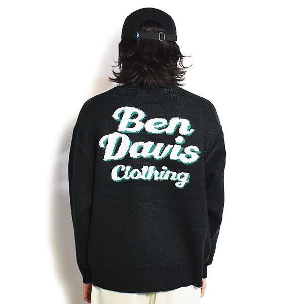 30％OFF SALE セール BEN DAVIS ベンデイビス BD LOGO KNIT CARDIGAN